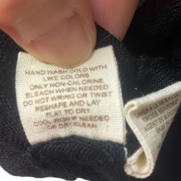 Free People Short Sleeve Collared Navy Sweater Dress Size large - Picture 5 of 6